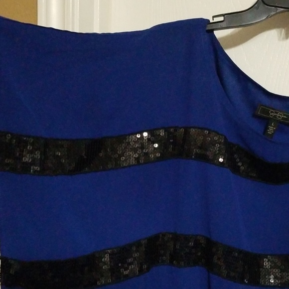 Jessica Simpson Dolman Sleeve Dress w/ Sequin - Picture 3 of 5